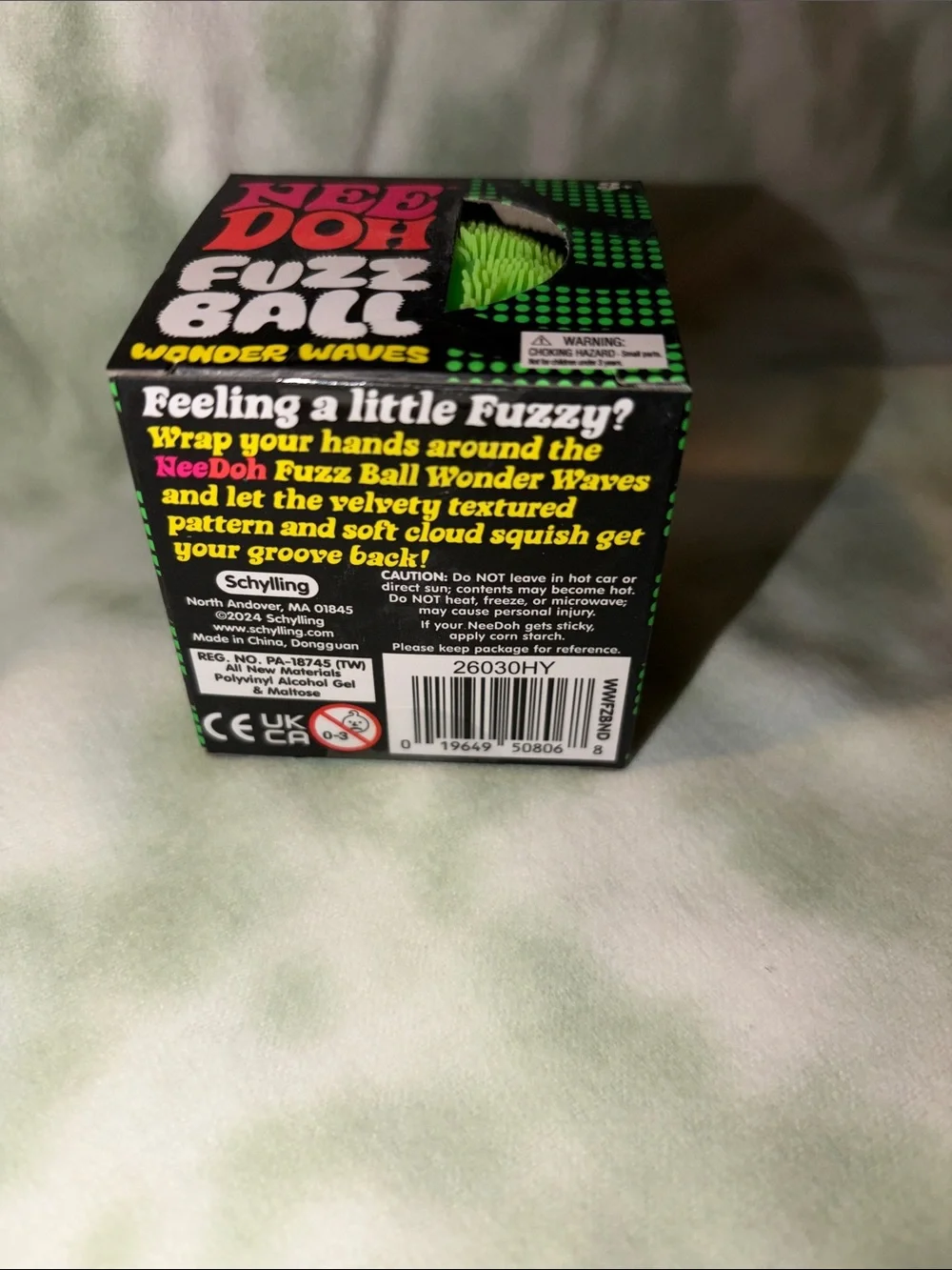 NeeDoh Fuzz Ball Wonder Waves Green